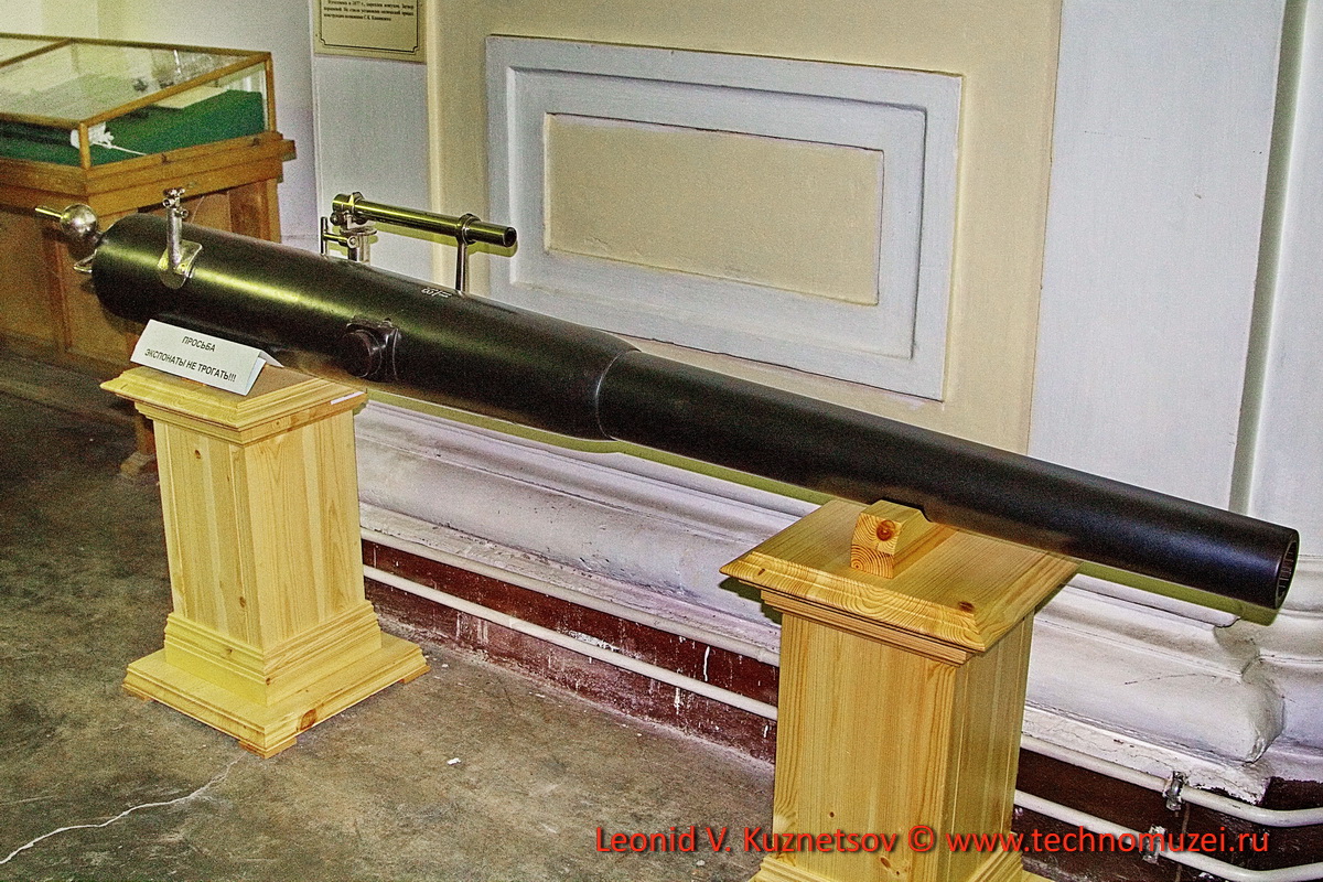 Ствол 2,5-дюймовой скорострельной пушки системы В.С.Барановского в Артиллерийском музее