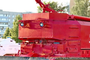 Пожарная установка ГПМ-54 на танке Т-54 в музее пожарной техники в Иваново