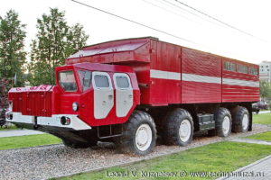 Аварийно-спасательный автомобиль МАЗ-542М в музее пожарной техники в Иваново
