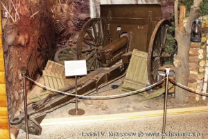 "Трехдюймовка" русская 76,2-мм пушка 1906 года Музей Вооруженных Сил в Москве