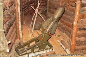 47-мм бомбомет системы Лихонина Музей Вооруженных Сил в Москве