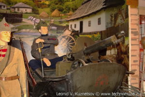 Пулеметная тачанка Первой Конной армии Музей Вооруженных Сил в Москве