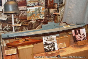 Модель английской подводной лодки L-55 Музей Вооруженных Сил в Москве