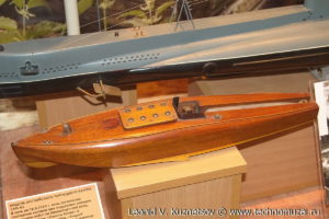Модель английского торпедного катера СМВ-62 Музей Вооруженных Сил в Москве