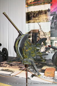 20-мм немецкая зенитная горная пушка FLAK-38 Музей Вооруженных Сил в Москве