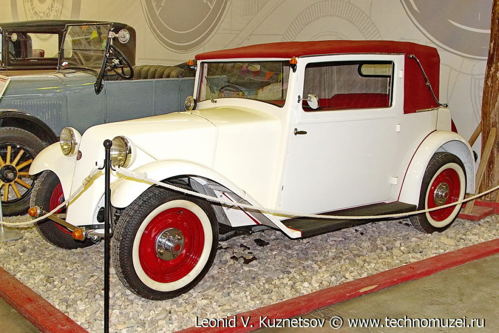 Tatra 57C 1934 года в музее Московский транспорт