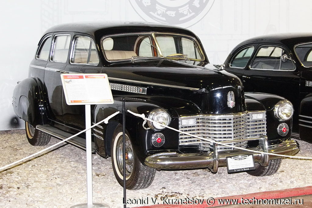 Cadillac 75 Fleetwood седан в музее Московский транспорт