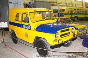УАЗ-469 ГАИ из музея ГИБДД в музее Московский транспорт