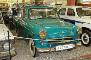 Москвич-403 такси в музее Московский транспорт