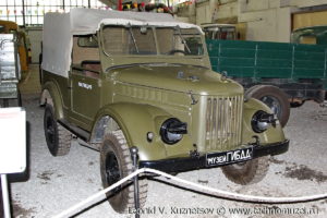 ГАЗ-69 из музея ГИБДД в музее Московский транспорт