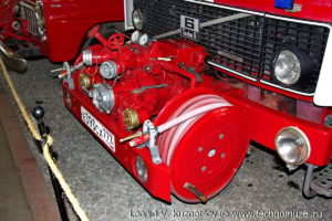 Пожарный автомобиль Volvo Turbo 6 в музее Московский транспорт