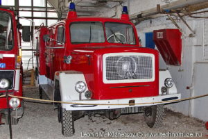 Пожарный автомобиль LF16TS Magirus Deutz 125 из музея ГИБДД в музее Московский транспорт