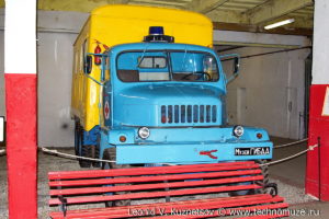 Флюоромобиль Praga-V3S из музея ГИБДД в музее Московский транспорт