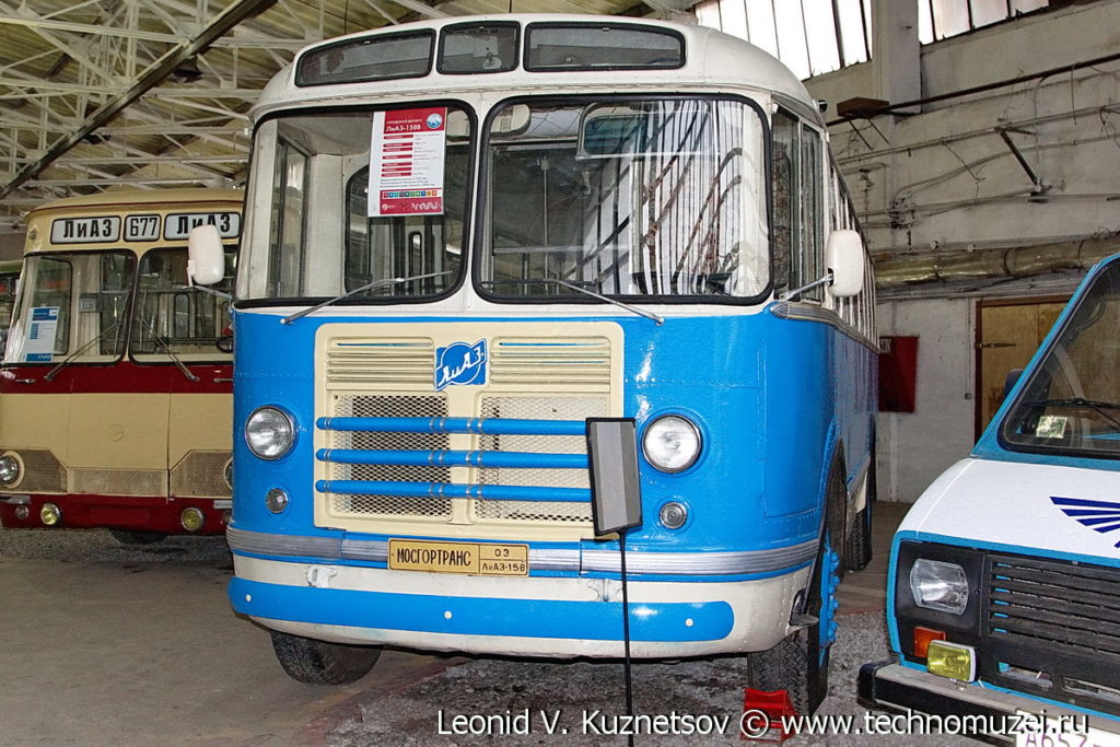 ЛиАЗ-158В 1965 года в музее Московский транспорт