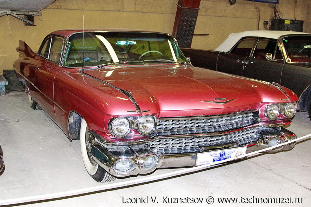 Купе Cadillac Coupe de Ville 1959 года в музее Московский транспорт