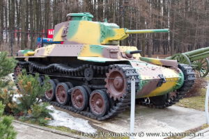 Японский танк Шинхото Чи-Ха в Музее на Поклонной горе