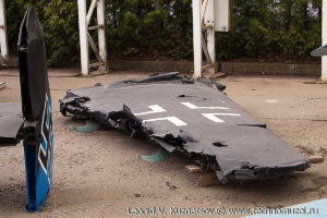 Крыло сбитого бомбардировщика Юнкерс в Музее на Поклонной горе