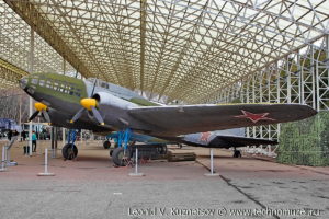Бомбардировщик Ил-4 ДБ-3Ф в Музее на Поклонной горе