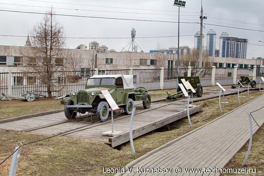 ГАЗ-67Б на военной дороге в Музее на Поклонной горе