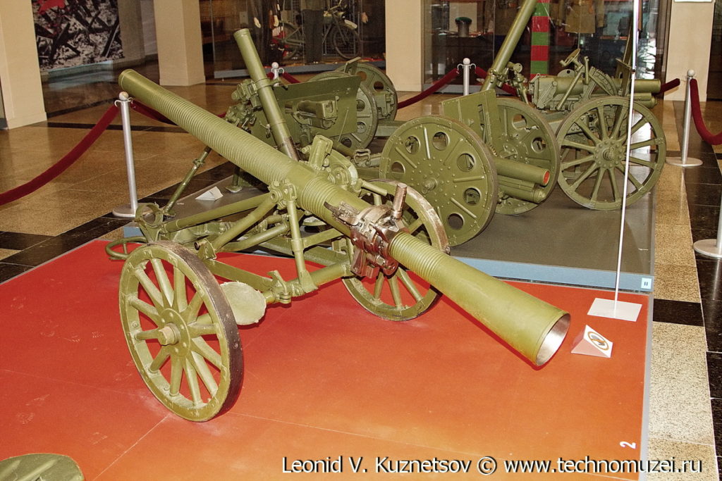 Динамореактивная пушка БПК-76 в Музее на Поклонной горе