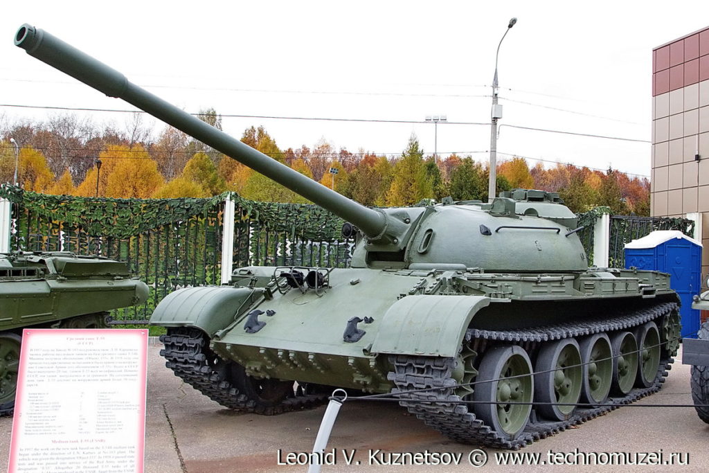 Танк Т-55 в Музее на Поклонной горе