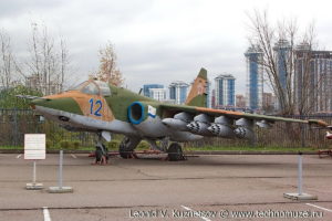 Штурмовик Су-25 в Музее на Поклонной горе