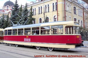 Трамвай Tatra T2 на параде трамваев в Москве