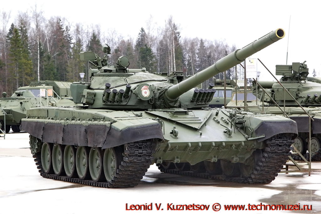 Танк Т-72А Объект 176 в парке Патриот