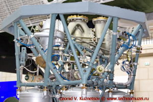 Двигатель РД-107А/РД-108А в павильоне Космос на ВДНХ