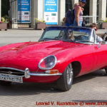 Jaguar E-type 1966 года на ралли Bosch Moskau Klassik 2018