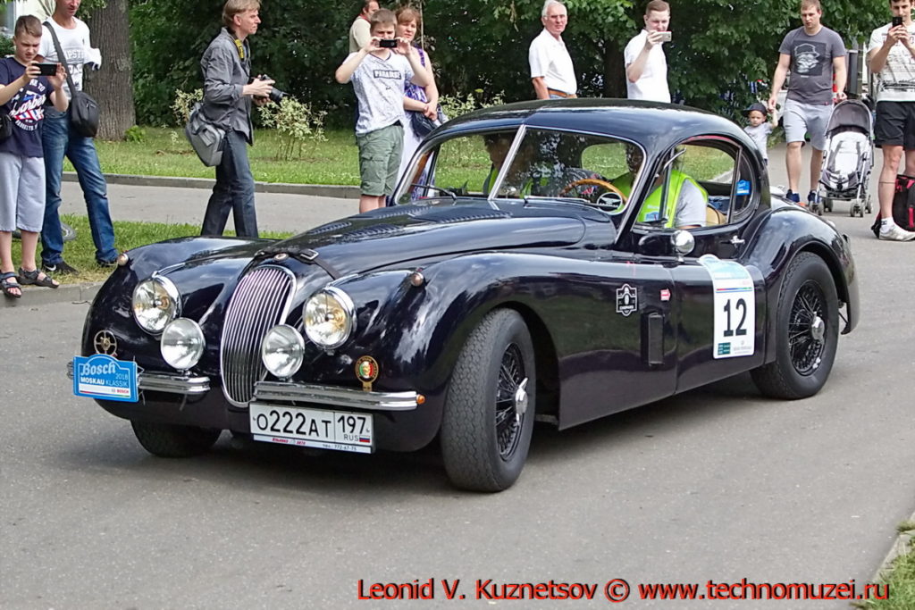 Jaguar XK 120 1952 года на ралли Bosch Moskau Klassik 2018