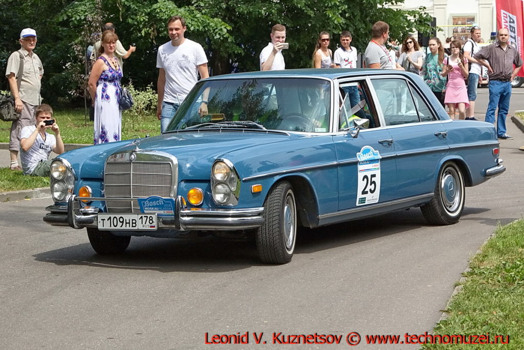 Mercedes-Benz 300 SEL (W109) 1968 года на ралли Bosch Moskau Klassik 2018
