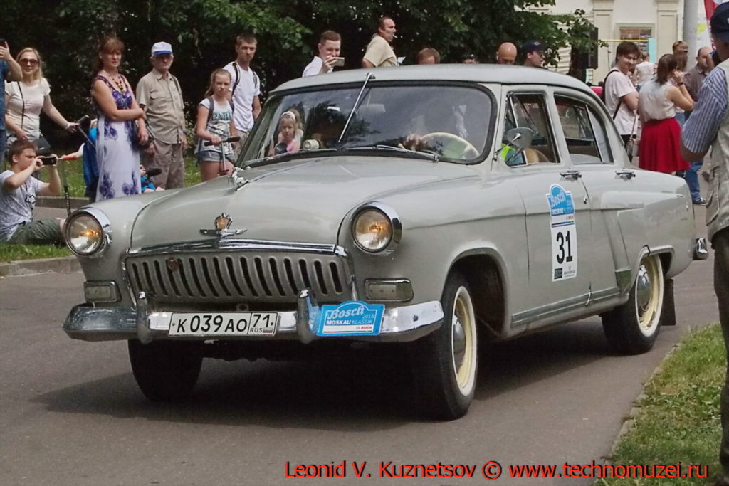 ГАЗ-М21 "Волга" 1958 года на ралли Bosch Moskau Klassik 2018