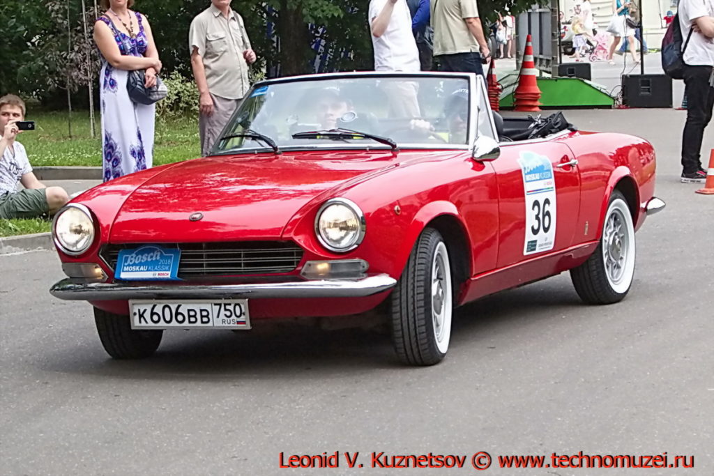 FIAT Sport Spyder 1966 года на ралли Bosch Moskau Klassik 2018
