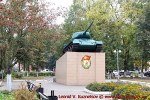 Сквер танкистов-первогвардейцев в Мценске