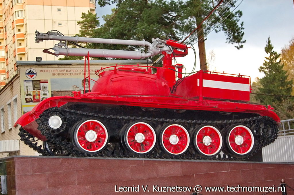 Робототехнический пожарный комплекс СЛС-100-54 Сойка у ВНИИПО в Балашихе
