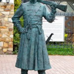 Скульптура Орел-основатель в Орловском ГРИНН Центре