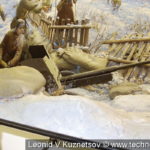 Диорама "Лобня. Наступление в декабре 1941 года." в музее истории танка Т-34