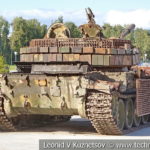 Танк Т-55МВ на выставке сирийских трофеев в парке Патриот
