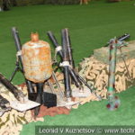 Минометы и ручные гранатометы боевиков на выставке сирийских трофеев в парке Патриот