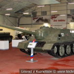 100-мм самоходная артиллерийская установка СУ-100 в музейном комплексе парка Патриот