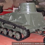 Японский малый танк Тип 94 ТК с химическим прицепом в музейном комплексе парка Патриот