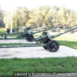 Пушка Д-44 в Ленино-Снегиревском военно-историческом музее