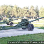 Пушка Д-48 в Ленино-Снегиревском военно-историческом музее