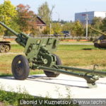 Пушка ЗиС-2 в Ленино-Снегиревском военно-историческом музее