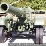 Орудийная повозка Бр-10 для ствола гаубицы Б-4 в Ленино-Снегиревском военно-историческом музее