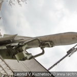 Пусковая установка 5П72 с ракетой комплекса С-200 "Ангара" в музее войск ПВО в Балашихе