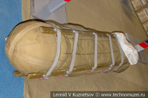 Парашютно-десантный мягкий мешок ПДММ-47 в музейном комплексе парка Патриот