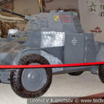 Французский бронеавтомобиль Panhard AMD-35 в музейном комплексе парка Патриот