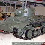 Английский пехотный танк Mk.III Valentine-II в музейном комплексе парка Патриот